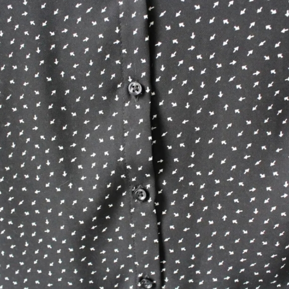 Dark blouse with arrow print - Picture 3 of 6